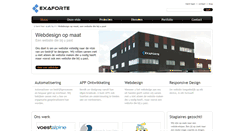 Desktop Screenshot of exaforte.nl